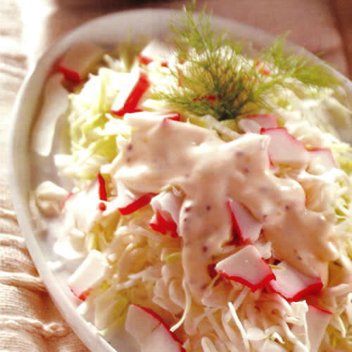 Kohlsalat mit Surimi | Leckere Diät-Rezepte